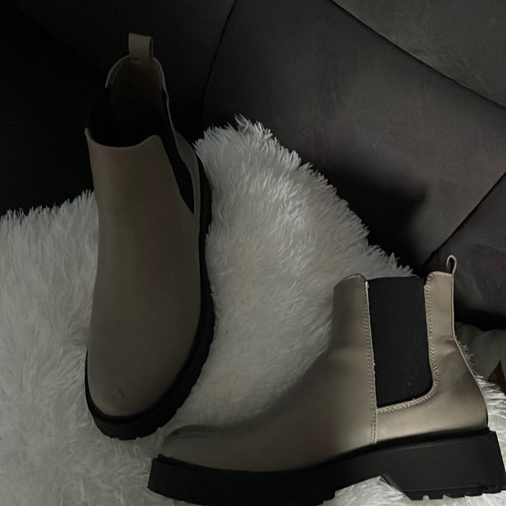 Dark Grey Boots